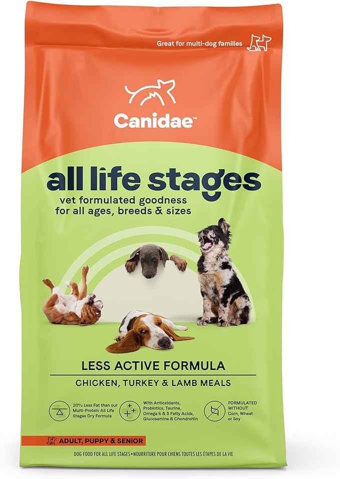 All Life Stages Less Active Formula Dog Dry Food - Chicken, Turkey & Lamb Meals - Image 9