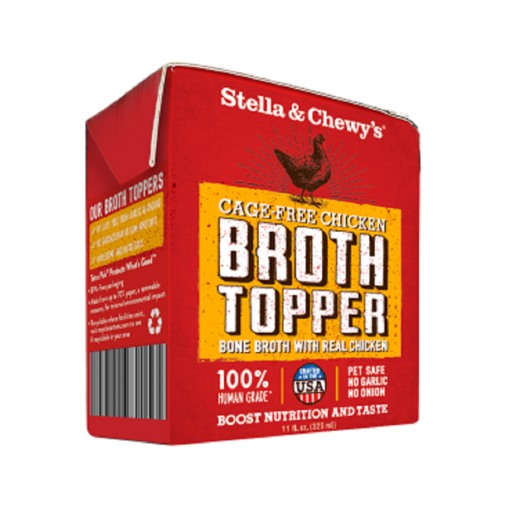 Stella & Chewy's Kibble - Cage Free Chicken Bone Broth Topper 11 oz