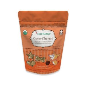 CocoTherapy - Coco - Charms Organic Training Dog Treats - Pumpkin Pie 5 oz