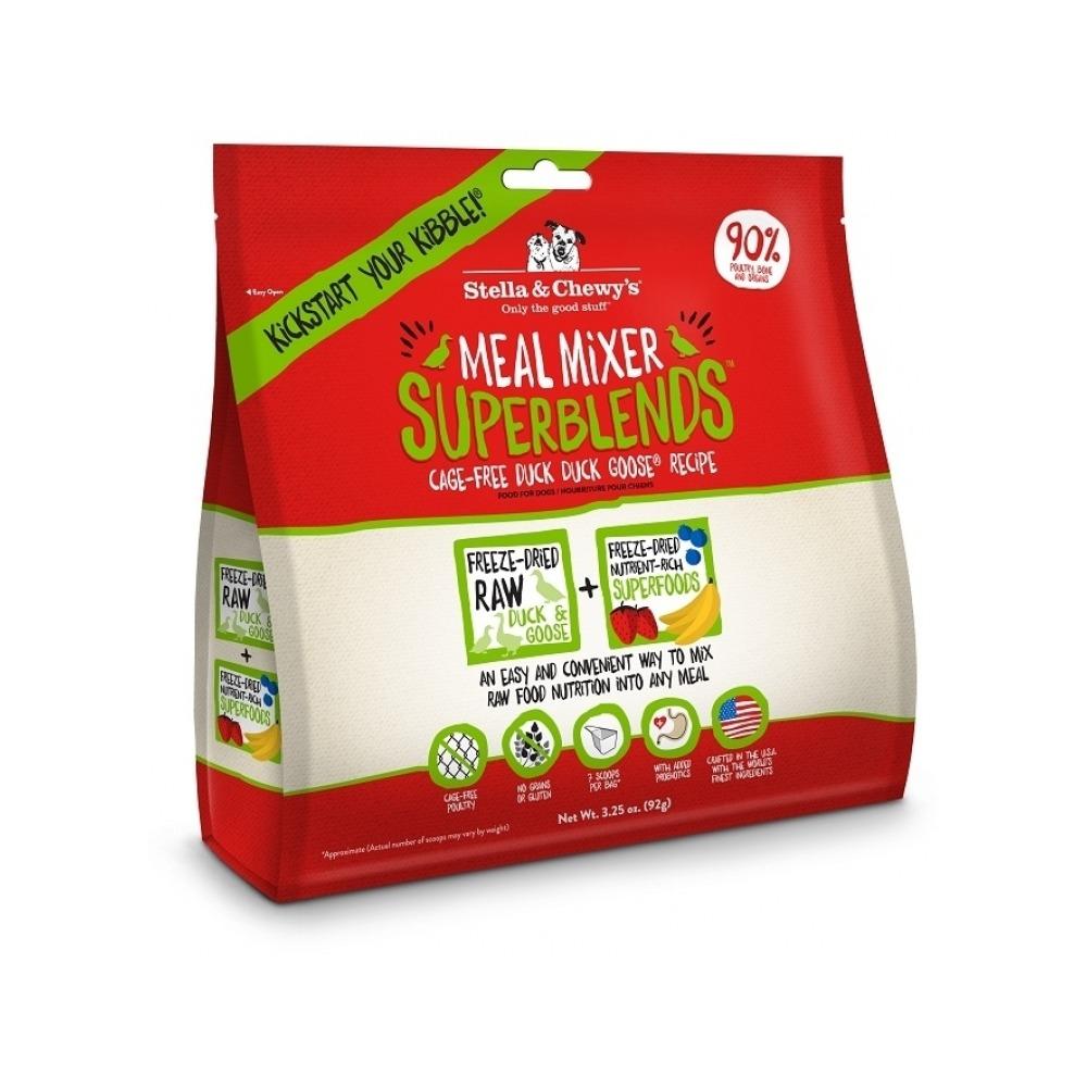 SuperBlends Freeze Dried Cage Free Duck & Goose Dog Meal Mixers - Image 2