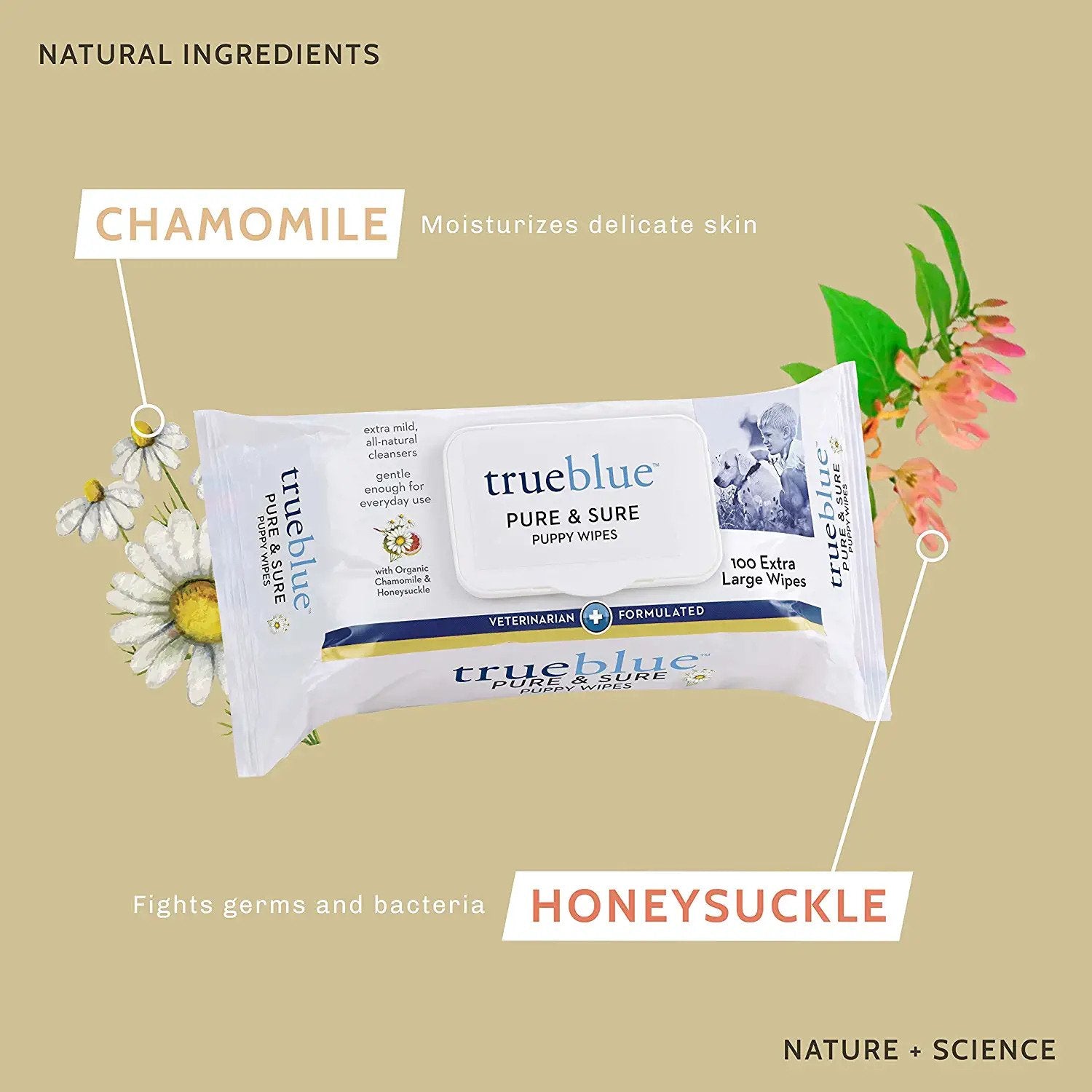 Pure & Sure Puppy Wipes - Image 2