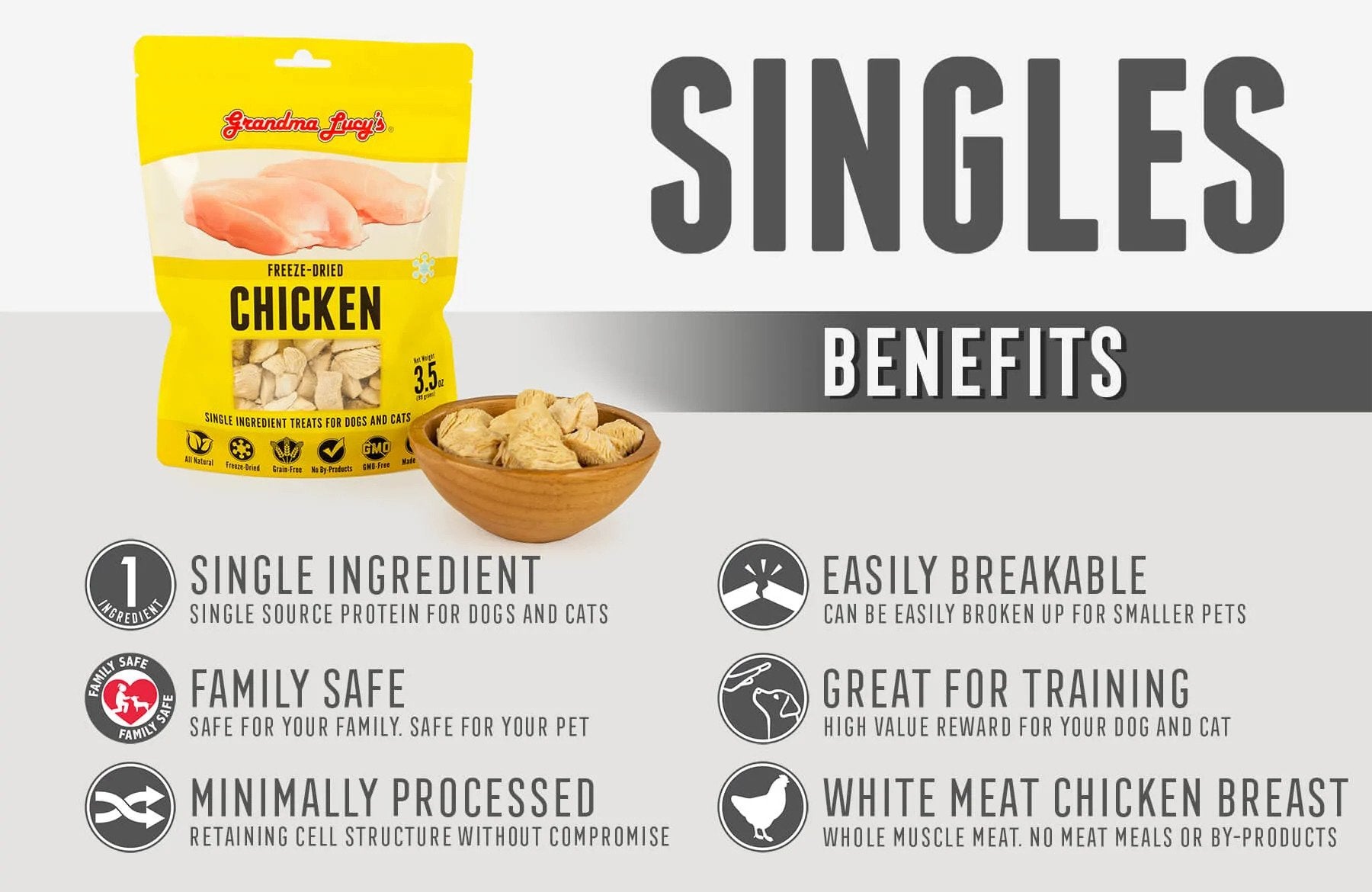 Chicken Single Ingredient Dogs & Cats Treat - Image 3