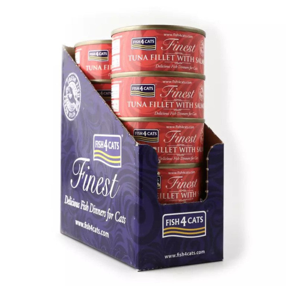 Finest Tuna Fillet with Salmon Cat Can - Image 2