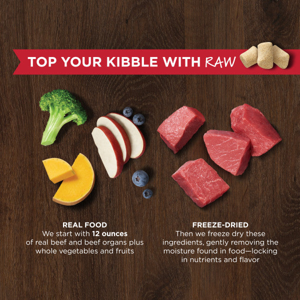 Raw Boost All Life Stages Freeze - Dried All Natural Beef Raw Mixers For Dogs - Image 2