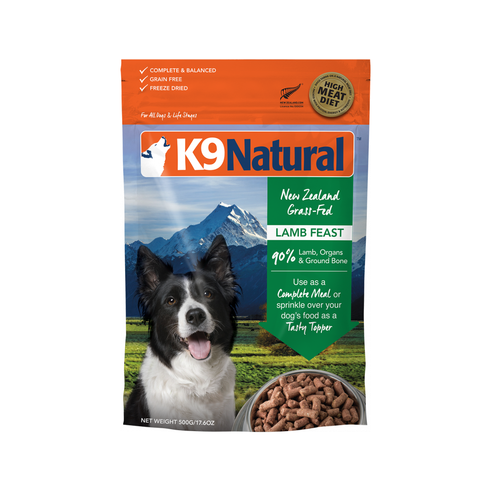 K9 Natural - All Life Stages Freeze Dried Lamb Feast Complete Dog Dry Food