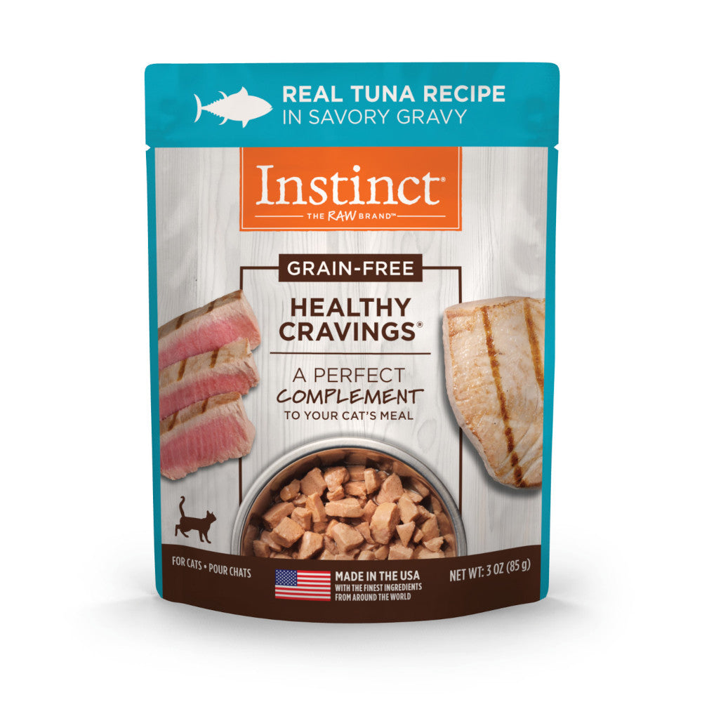 Healthy Cravings Grain Free Tuna Recipe Cat Pouch