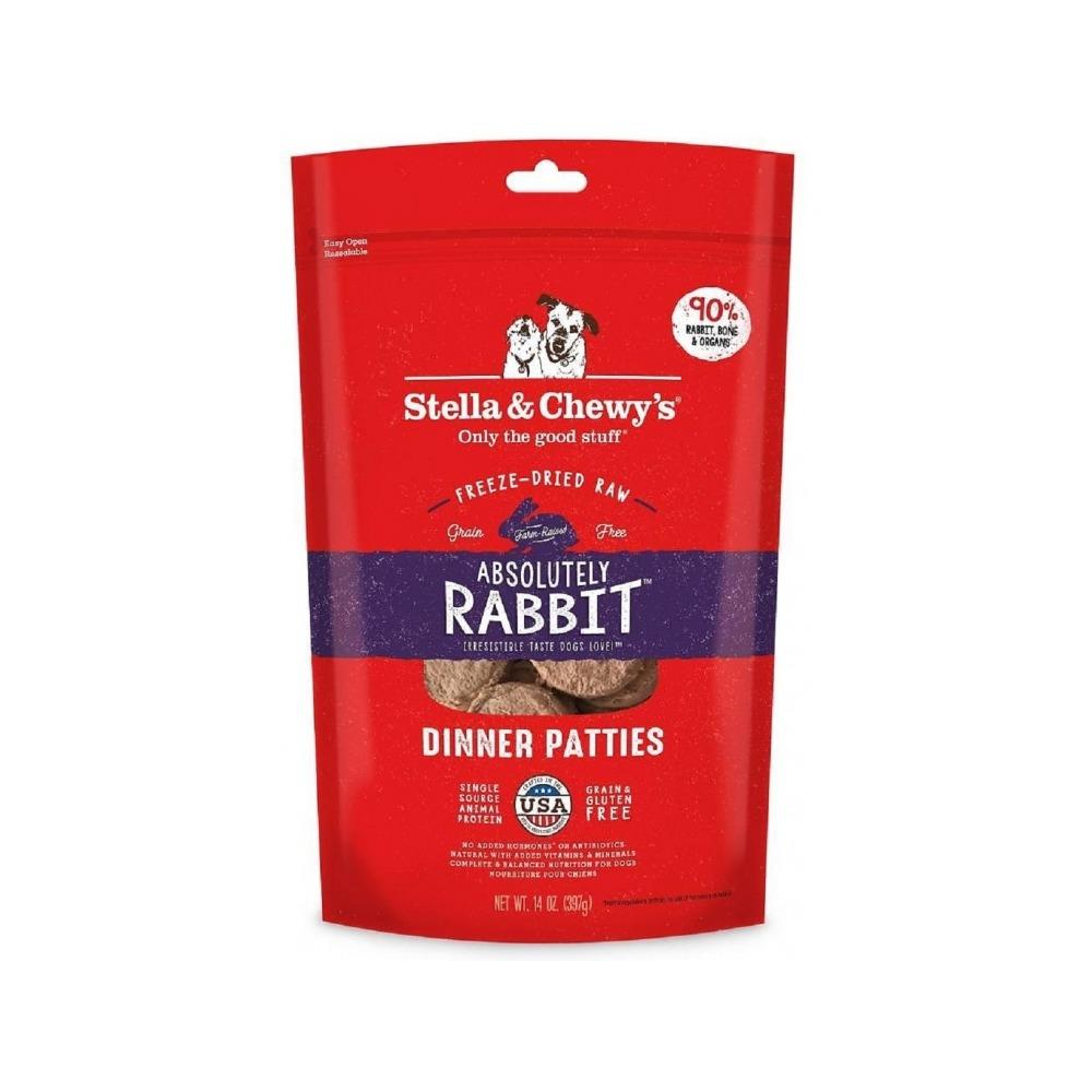 Stella & Chewy's - Freeze Dried Rabbit Dinner Patties Dog Food 25 oz