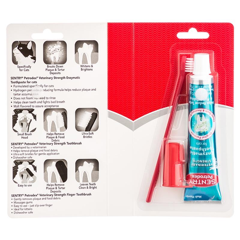 Malt Flavour 3 in 1 Cat Dental Kit - Image 2