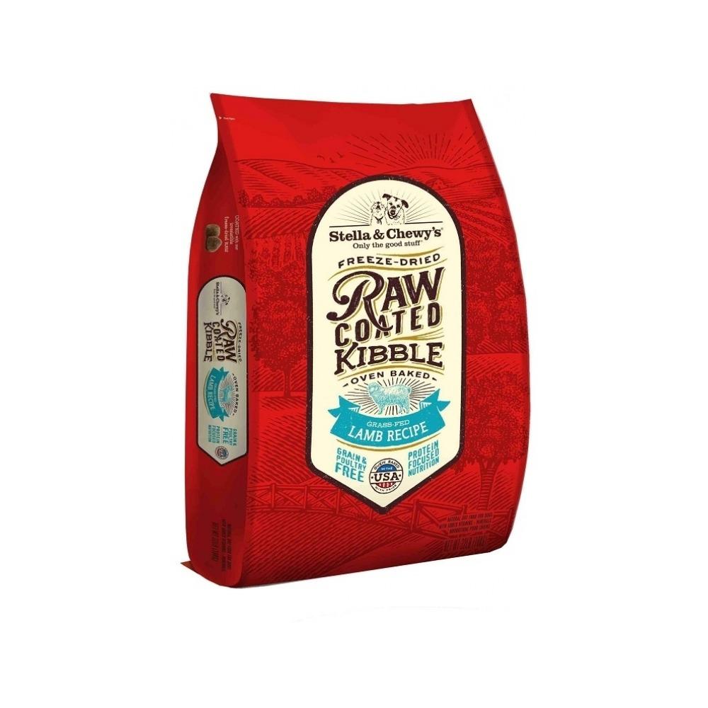 Stella & Chewy's Kibble - Freeze Dried Grass Fed Lamb Raw Coated Dog Dry Food 22 lb