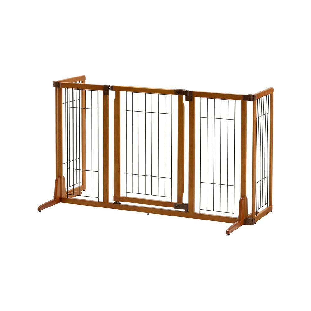 Freestanding High Pet Gate with Door - Image 5