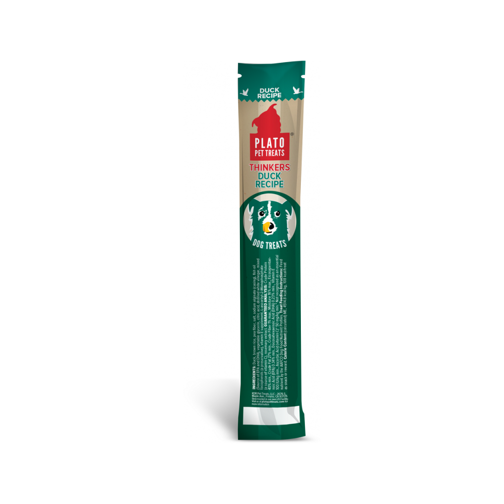 Plato - Thinkers Duck Stick Dog Treat 1.2 oz