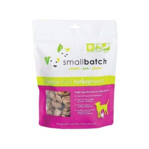 Smallbatch - Freeze Dried Turkey Hearts Dog Treats 3.5 oz